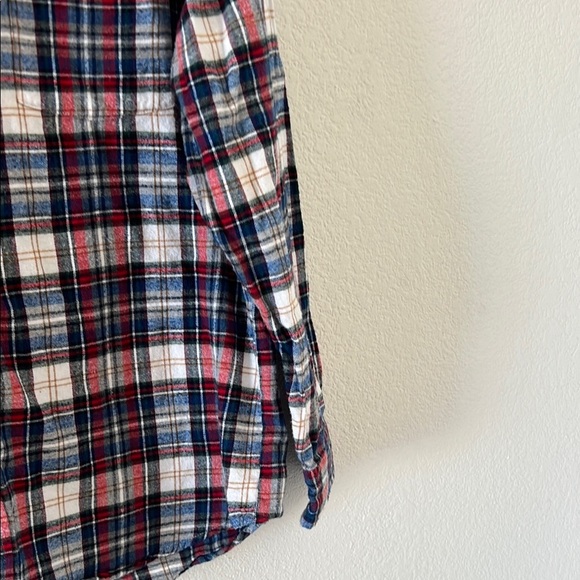 ST JOHN'S BAY Men's Plaid Shirt - Red, Blue, White - Picture 5 of 14